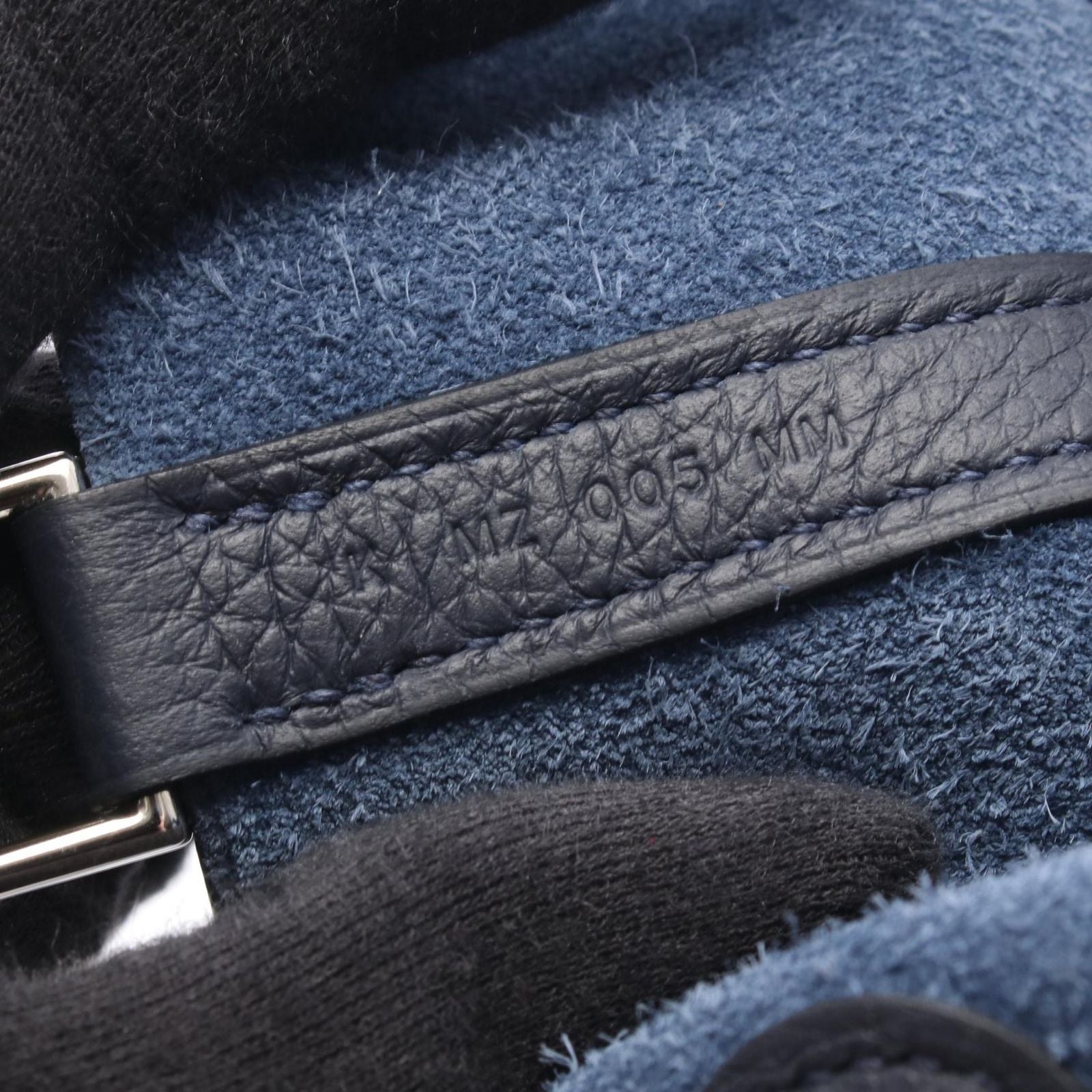 Hermes Handbag Picotin Lock PM Blue Nuit Leather — view 5