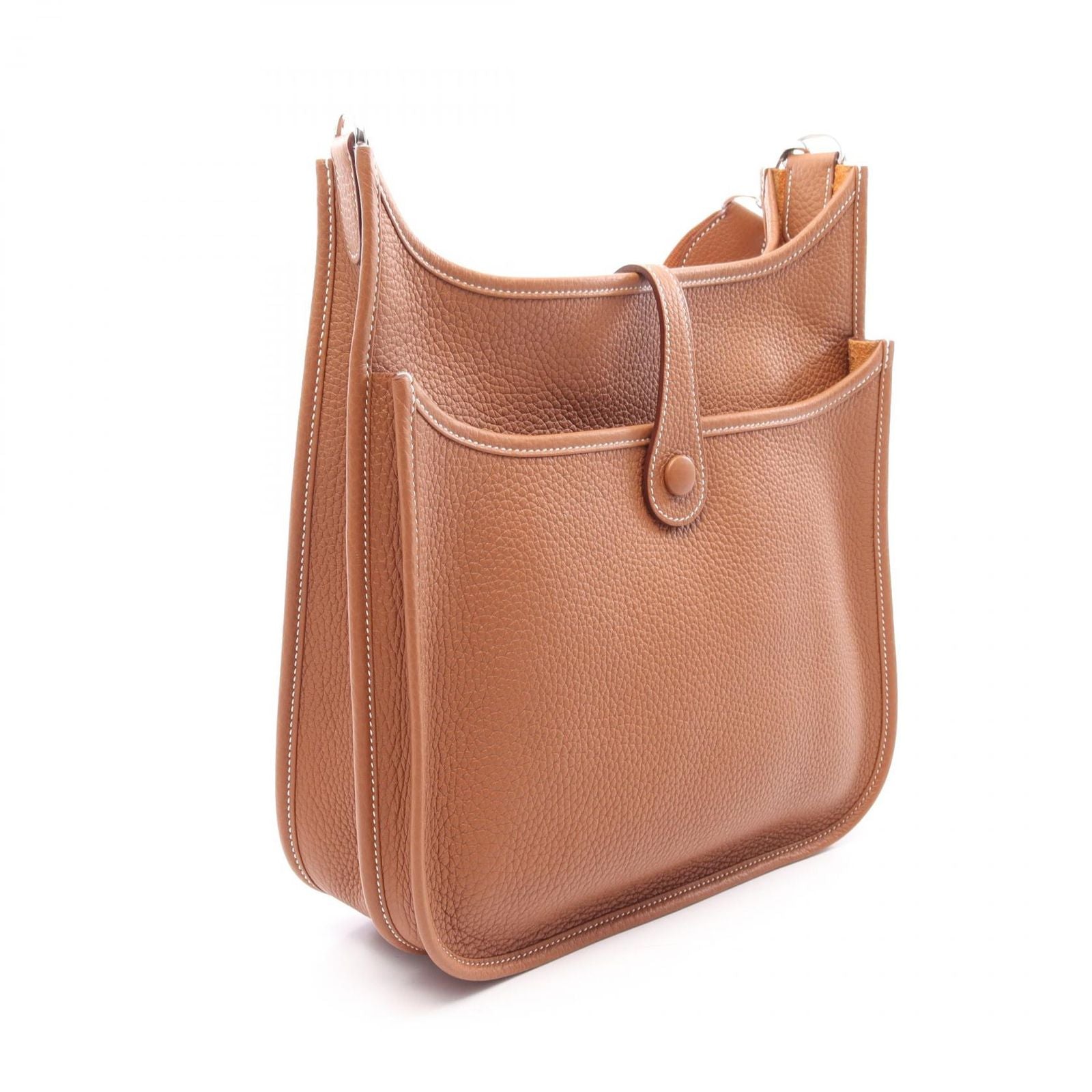 Hermes Shoulder Bag Evelyne 3 Trois PM Gold Leather — view 2