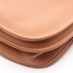 Hermes Shoulder Bag Evelyne 3 Trois PM Gold Leather — view 6