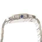 Cartier Santos Galbee SM Combination Watch Ivory 18k Yellow Gold Quartz — view 6