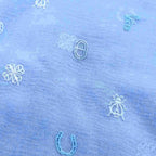Hermes Carre 100 Multi Charm Large Scarf Shawl Silk Muslin Sheer Embroidery — view 6