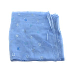 Hermes Carre 100 Multi Charm Large Scarf Shawl Silk Muslin Sheer Embroidery — view 5