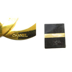 Chanel Belt CC Logo Gold Leather 75 30 Black — view 8