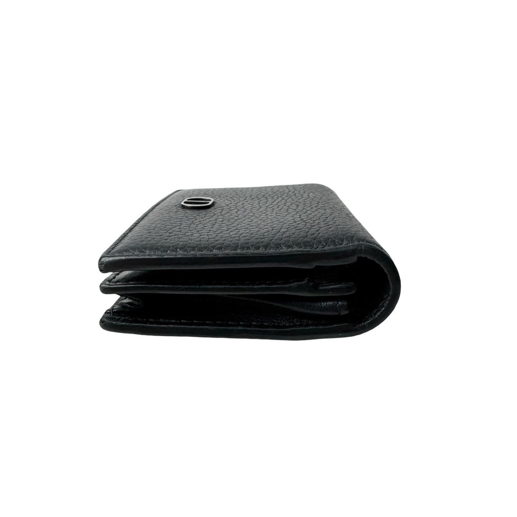 Dior Business Card Holder Leather Black — view 4