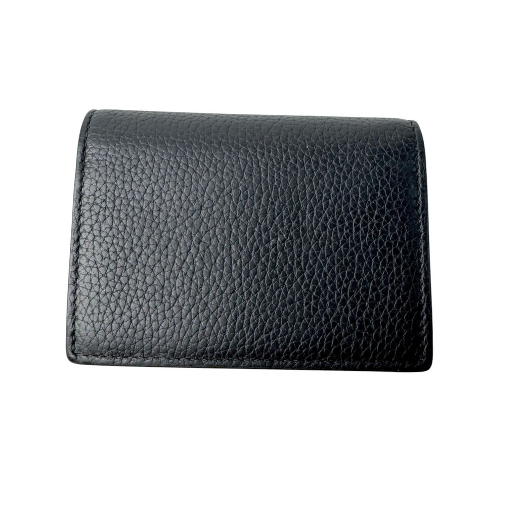 Dior Business Card Holder Leather Black — view 2