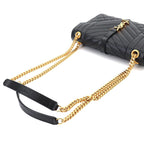 Saint Laurent Envelope Chain Shoulder Bag Leather Black — view 5