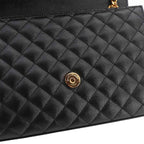 Saint Laurent Envelope Chain Shoulder Bag Leather Black — view 8