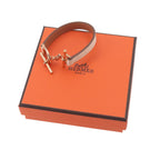 Hermes Croisier Simple Tour Bracelet Swift Nata T2 Rose Gold — view 2