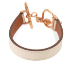 Hermes Croisier Simple Tour Bracelet Swift Nata T2 Rose Gold — view 3