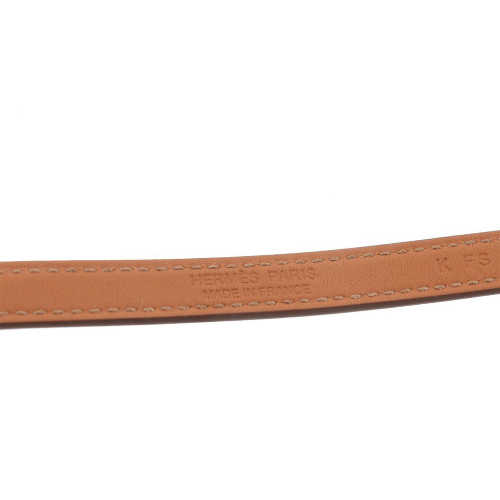 Hermes Croisier Simple Tour Bracelet Swift Nata T2 Rose Gold — view 6