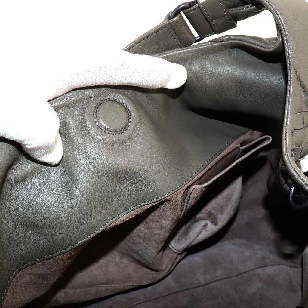 Bottega Veneta Intrecciato Tote Leather Gray — view 7