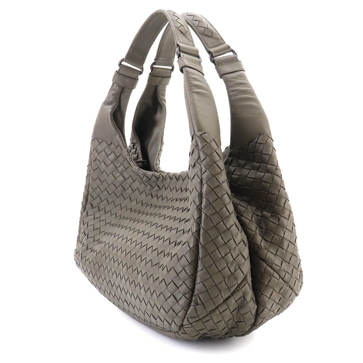 Bottega Veneta Intrecciato Tote Leather Gray — view 3