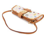 Louis Vuitton Monogram Multicolor Charlie Shoulder Clutch Blanc — view 6