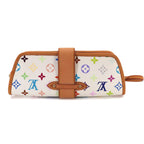 Louis Vuitton Monogram Multicolor Charlie Shoulder Clutch Blanc — view 3