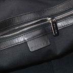 Celine Macadam Tote Canvas Leather Black Gold Vintage Logos — view 7