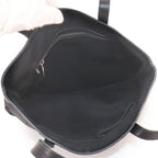 Celine Macadam Tote Canvas Leather Black Gold Vintage Logos — view 6