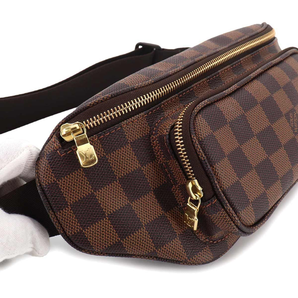 Louis Vuitton Damier Bam Melville Belt Bag Waist Pouch Ebene — view 9
