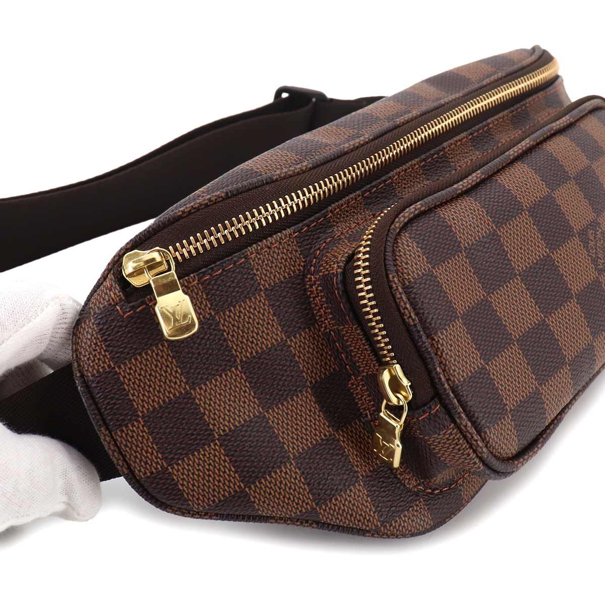 Louis Vuitton Damier Bam Melville Belt Bag Waist Pouch Ebene — view 9