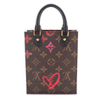 Louis Vuitton Monogram Petite Sac Plat Foreign Love 2-Way — view 2