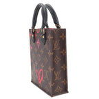 Louis Vuitton Monogram Petite Sac Plat Foreign Love 2-Way — view 3