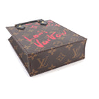 Louis Vuitton Monogram Petite Sac Plat Foreign Love 2-Way — view 4