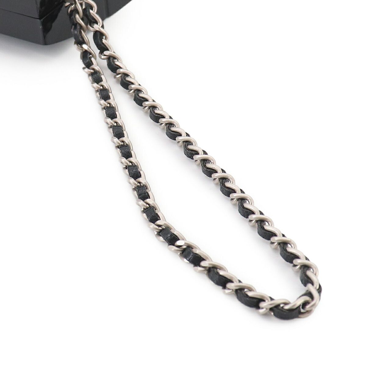 Chanel Chain Clutch Plastic Lambskin Black Chocolate — view 6