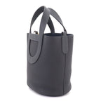 Hermes in the Loop 18 Hand Bag Taurillon Clemence Swift Cavern Gold — view 4