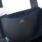 Hermes in the Loop 18 Hand Bag Taurillon Clemence Swift Cavern Gold — view 8