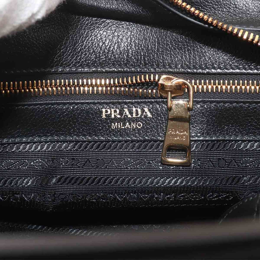 Prada 2-Way Leather Nero Black Shoulder — view 7