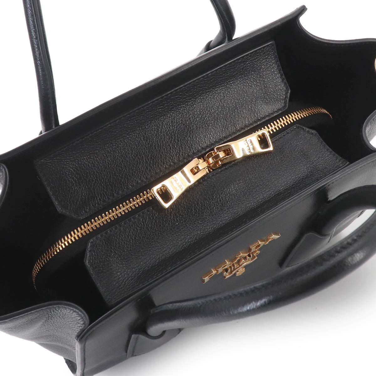 Prada 2-Way Leather Nero Black Shoulder — view 8