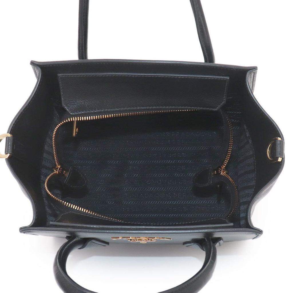 Prada 2-Way Leather Nero Black Shoulder — view 6