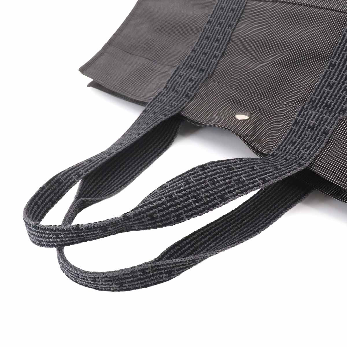 Hermes Her Line Tote GM Canvas Gray Silver Herline — view 5