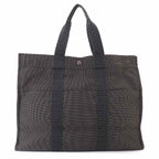 Hermes Her Line Tote GM Canvas Gray Silver Herline — view 2