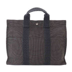 Hermes Her Line MM Tote Canvas Gray Silver Herline MM — view 2
