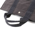 Hermes Her Line MM Tote Canvas Gray Silver Herline MM — view 5