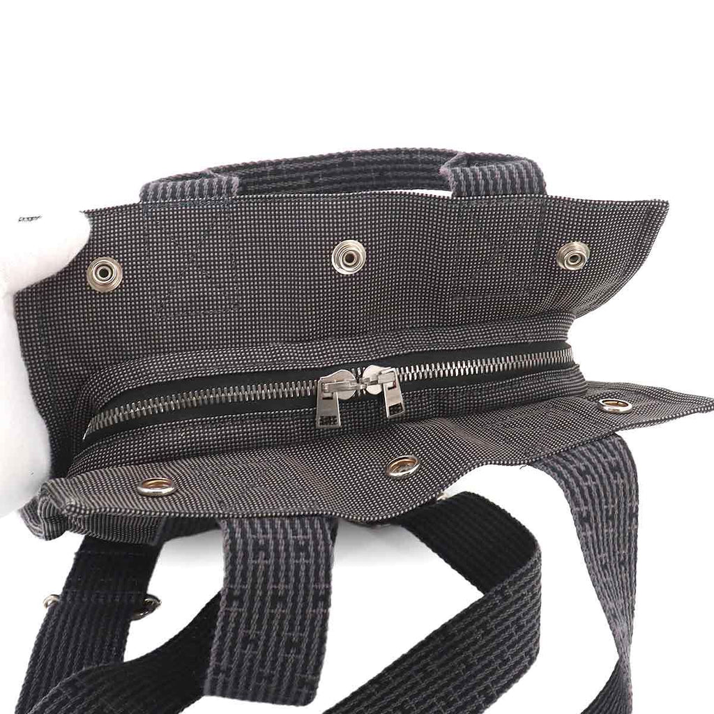 Hermes Her Line Sac a Dos PM Backpack Canvas Gray Ad PM — view 8