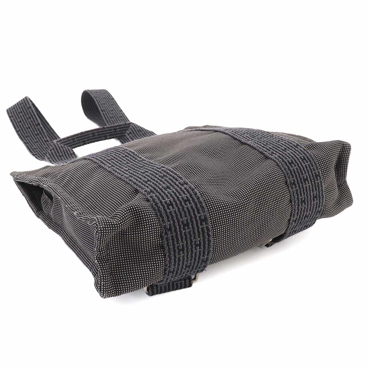 Hermes Her Line Sac a Dos PM Backpack Canvas Gray Ad PM — view 4