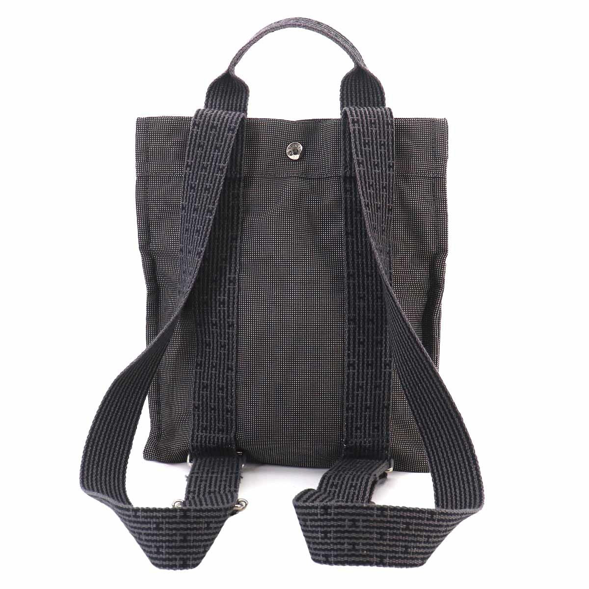 Hermes Her Line Sac a Dos PM Backpack Canvas Gray Ad PM — view 2