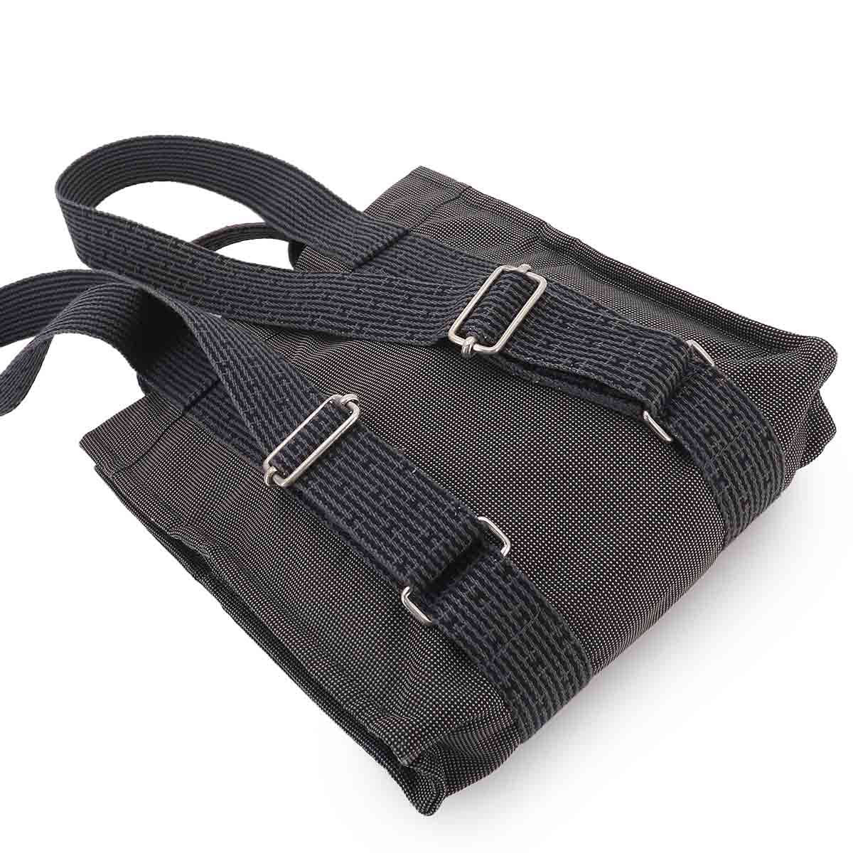Hermes Her Line Sac a Dos PM Backpack Canvas Gray Ad PM — view 9