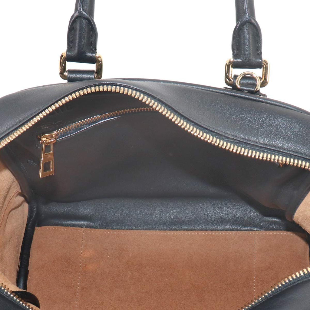 Loewe Amazona 75 2-Way Bag Leather Black Gold — view 8