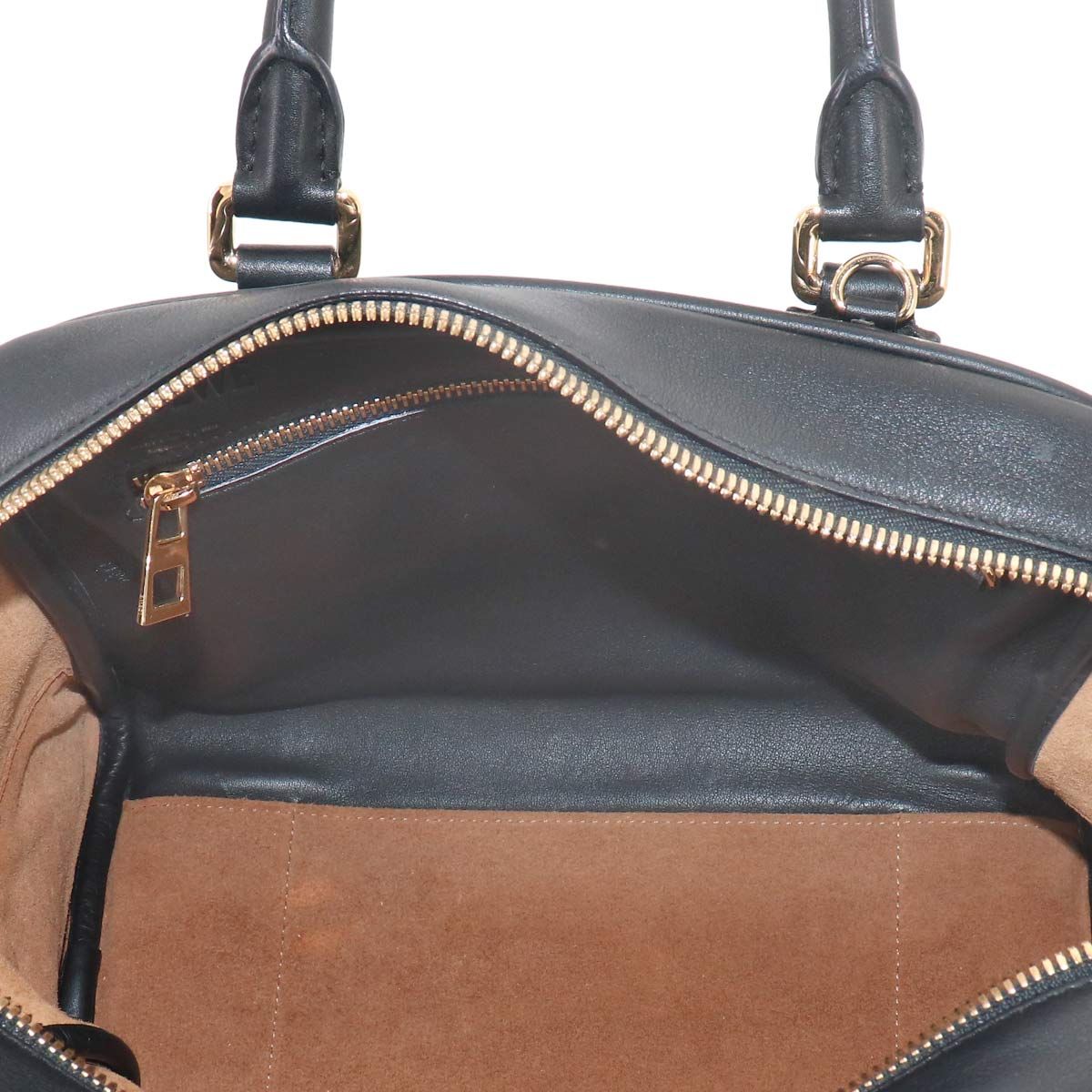 Loewe Amazona 75 2-Way Bag Leather Black Gold — view 8