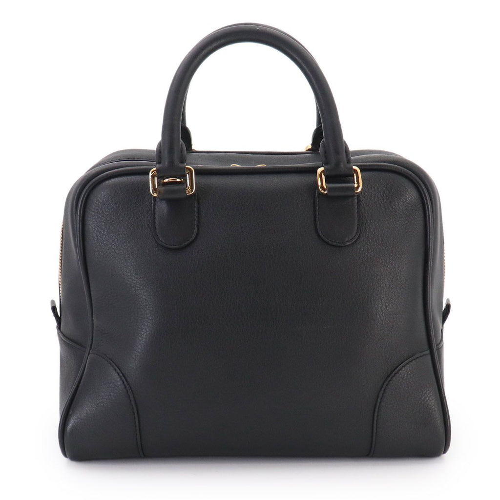 Loewe Amazona 75 2-Way Bag Leather Black Gold — view 2