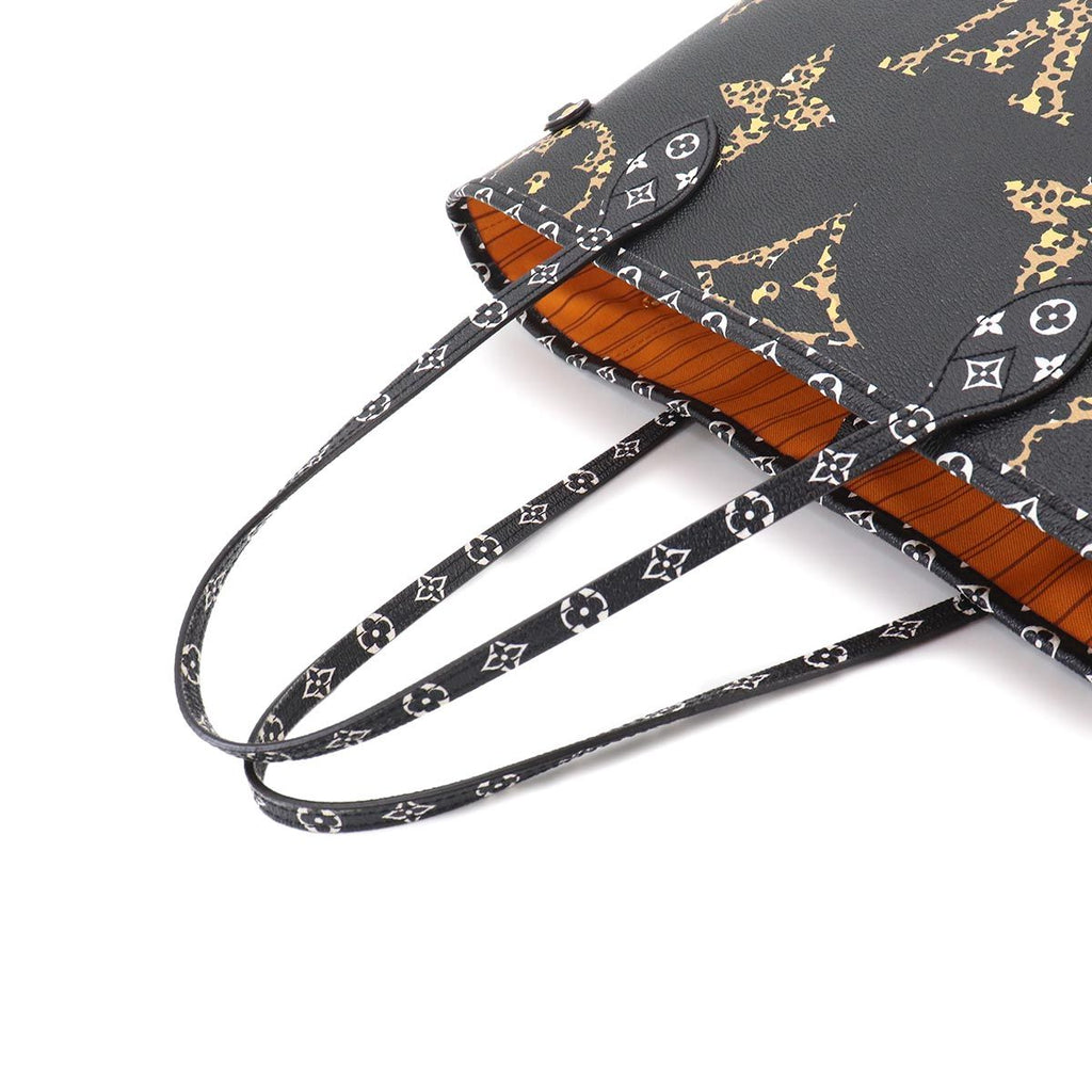 Louis Vuitton Monogram Jungle Neverfull MM Tote Noir — view 6