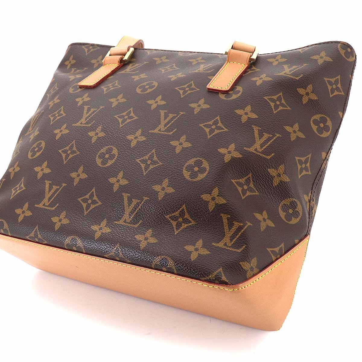 Louis Vuitton Monogram Cabas Piano Tote Brown Gold — view 9