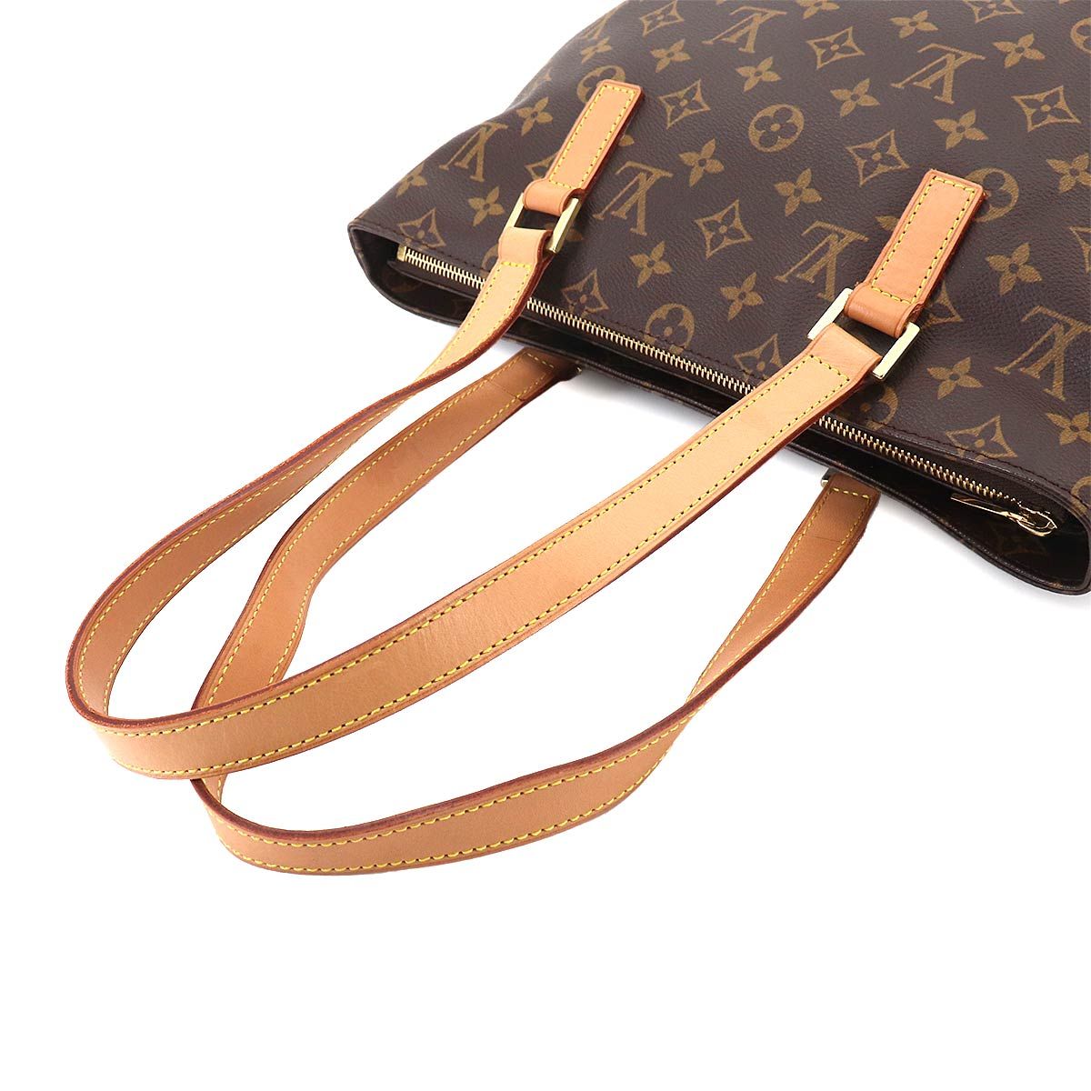 Louis Vuitton Monogram Cabas Piano Tote Brown Gold — view 5