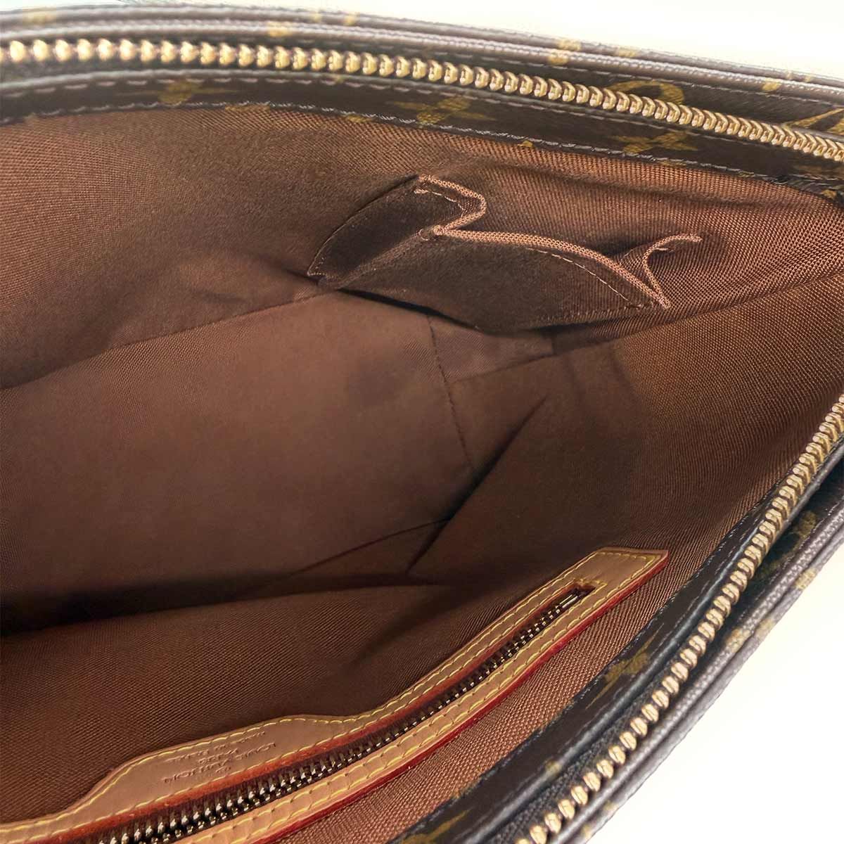 Louis Vuitton Monogram Cabas Piano Tote Brown Gold — view 7