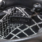 Chanel Essential Tote Leather Black White Silver — view 7