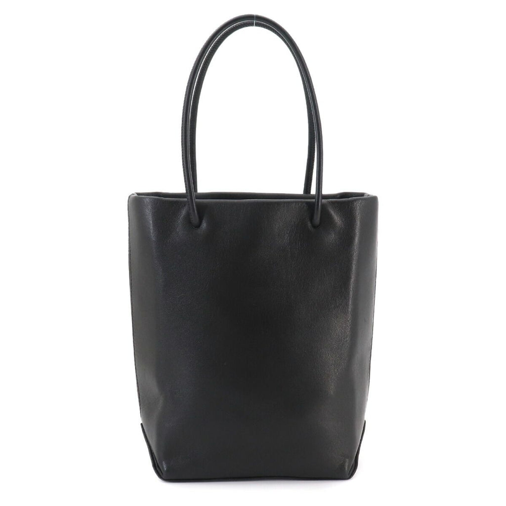 Chanel Essential Tote Leather Black White Silver — view 2