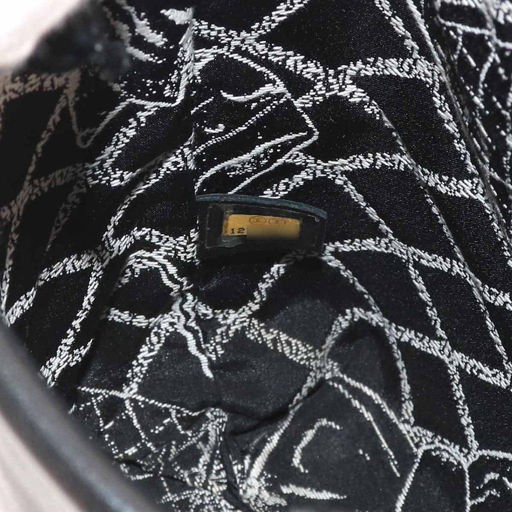 Chanel Essential Tote Leather Black White Silver — view 8