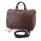 Louis Vuitton Damier Speedy Bandouliere 35 2-Way Bag Ebene — view 2